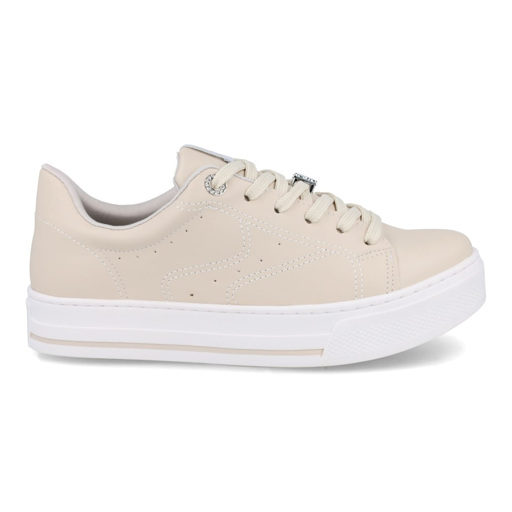 Via Marte Tenis Casual 027023-02 Bege Napa_3_999999992663720_